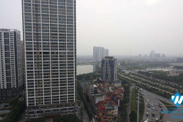 State-of-the-art three-bedroom apartment with lake view in D'capital building on Tran Duy Hung st, Cau Giay